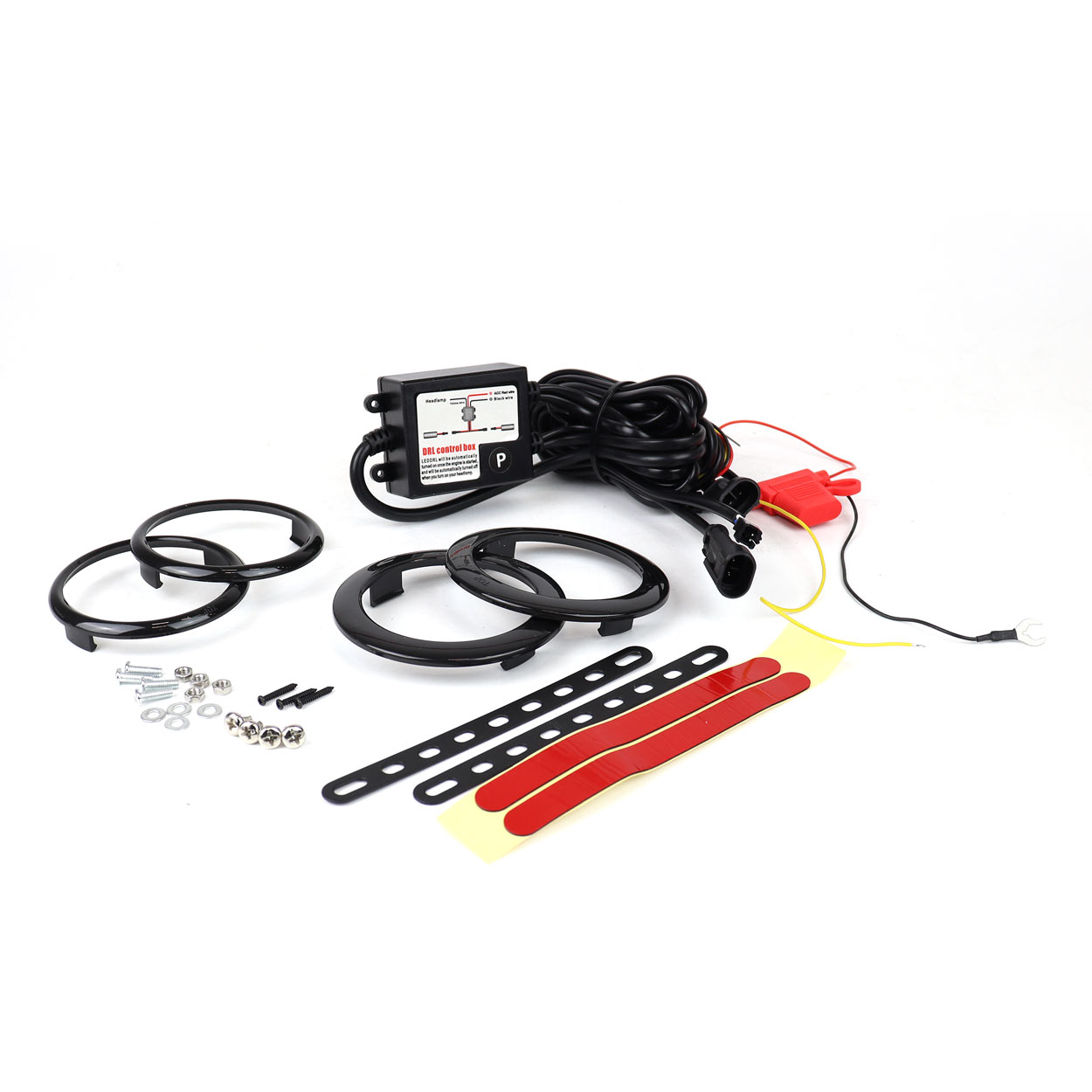Εικόνα 6 από 9 — Amio – Στρογγυλά Φώτα Ημέρας DRL LED 12V 800Lm για Αυξημένη Ορατότητα & Ασφάλεια σε Αυτοκίνητο – Σετ 2 Τεμ. (01525/AM)