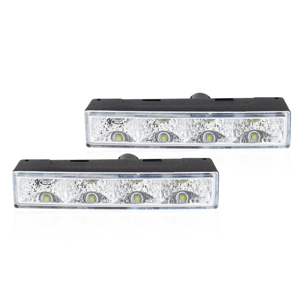 Εικόνα 2 από 7 — Amio – Φώτα Ημέρας DRL LED 12/24V 800Lm για Ισχυρή Ορατότητα & Ασφάλεια σε Αυτοκίνητο & Φορτηγό – Σετ 2 Τεμ. (01528/AM)