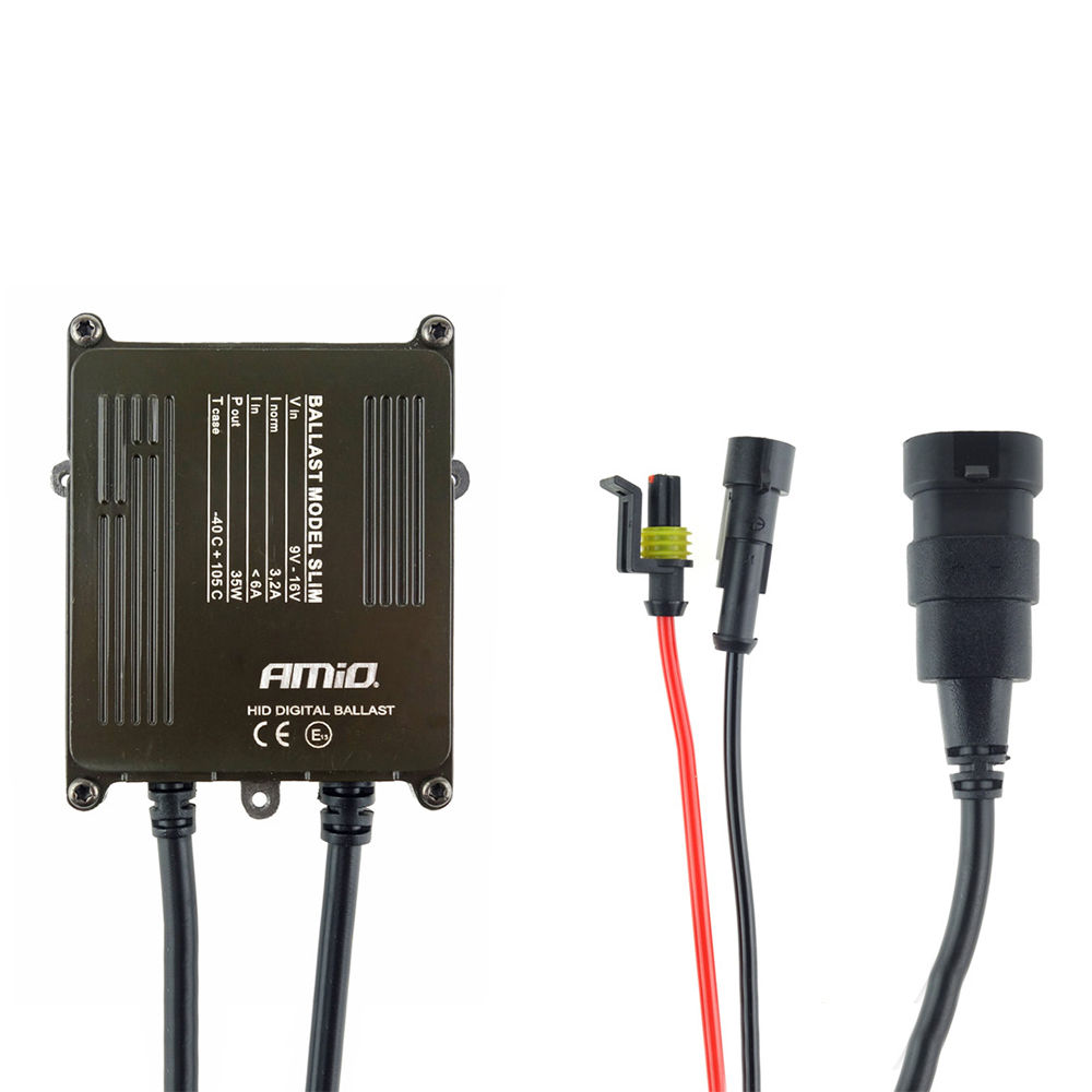 Εικόνα 1 από 3 — Amio – Μετασχηματιστής Xenon HID Ballast S1068 CANBUS Digital 35W 9-16V για Σταθερή Λειτουργία & Χωρίς Σφάλματα – 1 Τεμ. (01547/AM)
