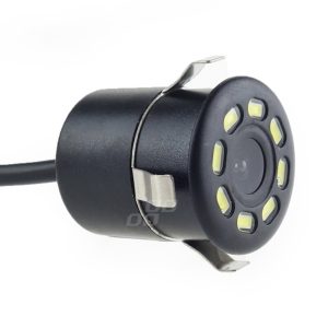 Amio – Κάμερα Οπισθοπορείας HD-308 LED Night Vision 12V 720p Φ18-22mm για Διακριτική Εγκατάσταση & Ασφαλές Παρκάρισμα – 1 Τεμ. (01595/AM)