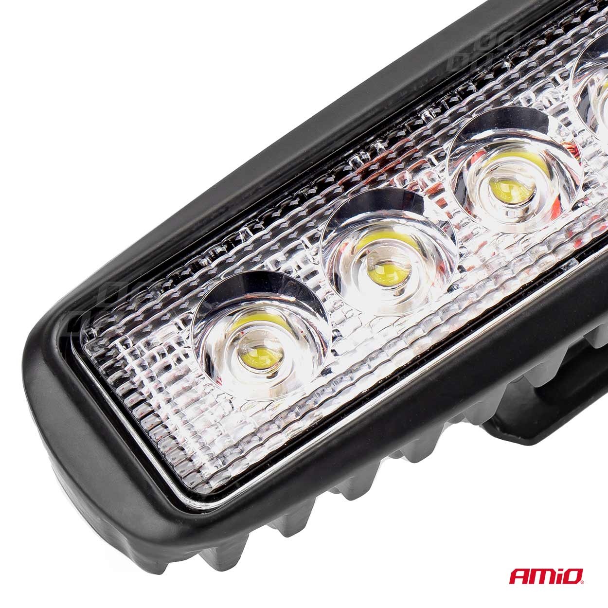 Εικόνα 3 από 13 — Amio – Προβολέας Εργασίας LED WL01 DAYLINE 9-60V 18W 6000K 6 LED Spot για Ισχυρό Φωτισμό σε Καθημερινή Χρήση – 1 Τεμ. (01612/AM)