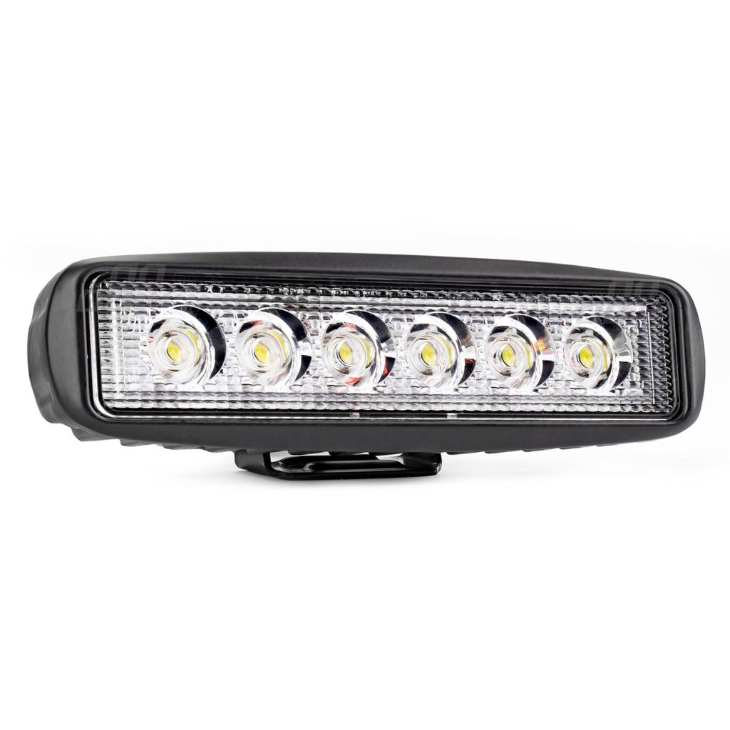 Εικόνα 1 από 13 — Amio – Προβολέας Εργασίας LED WL01 DAYLINE 9-60V 18W 6000K 6 LED Spot για Ισχυρό Φωτισμό σε Καθημερινή Χρήση – 1 Τεμ. (01612/AM)