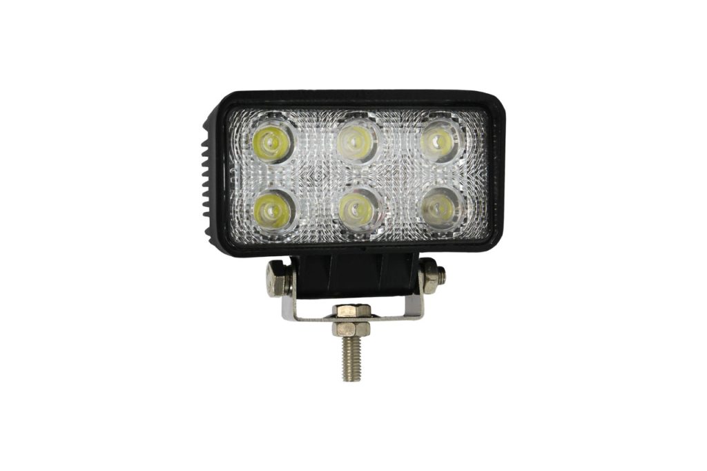 Εικόνα 1 από 2 — Amio – Προβολέας Εργασίας LED AWL02 9-60V 18W 6000K 6 LED Spot για Ισχυρό Φωτισμό σε Καθημερινή Χρήση – 1 Τεμ. (01613/AM)