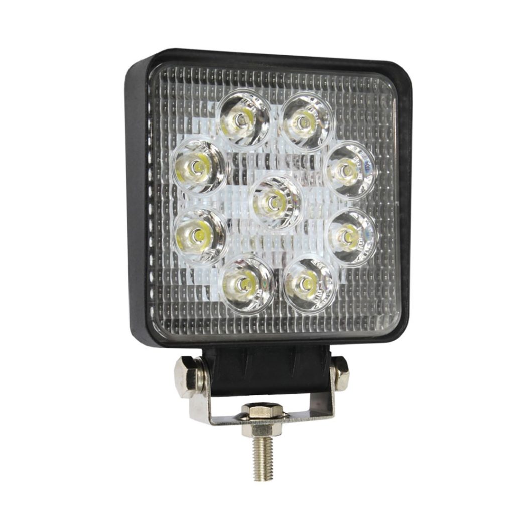 Εικόνα 1 από 2 — Amio – Προβολέας Εργασίας LED AWL03 9-60V 27W 6000K 2200lm 9 LED Spot για Ισχυρό Φωτισμό σε Καθημερινή Χρήση – 1 Τεμ. (01614/AM)