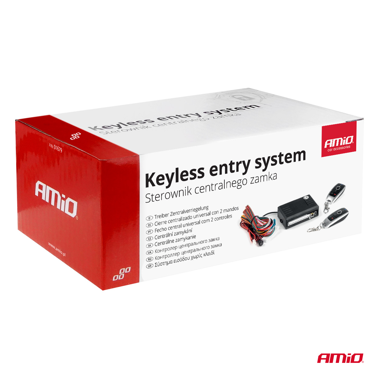 Εικόνα 3 από 3 — Amio – Σύστημα Keyless Entry Vertex KE14 12V Με Τηλεχειρισμό 433MHz Rolling Code Για Ασφαλή Εγκατάσταση Και Έλεγχο Κεντρικού Κλειδώματος – 1 Τεμ. (01679/AM)