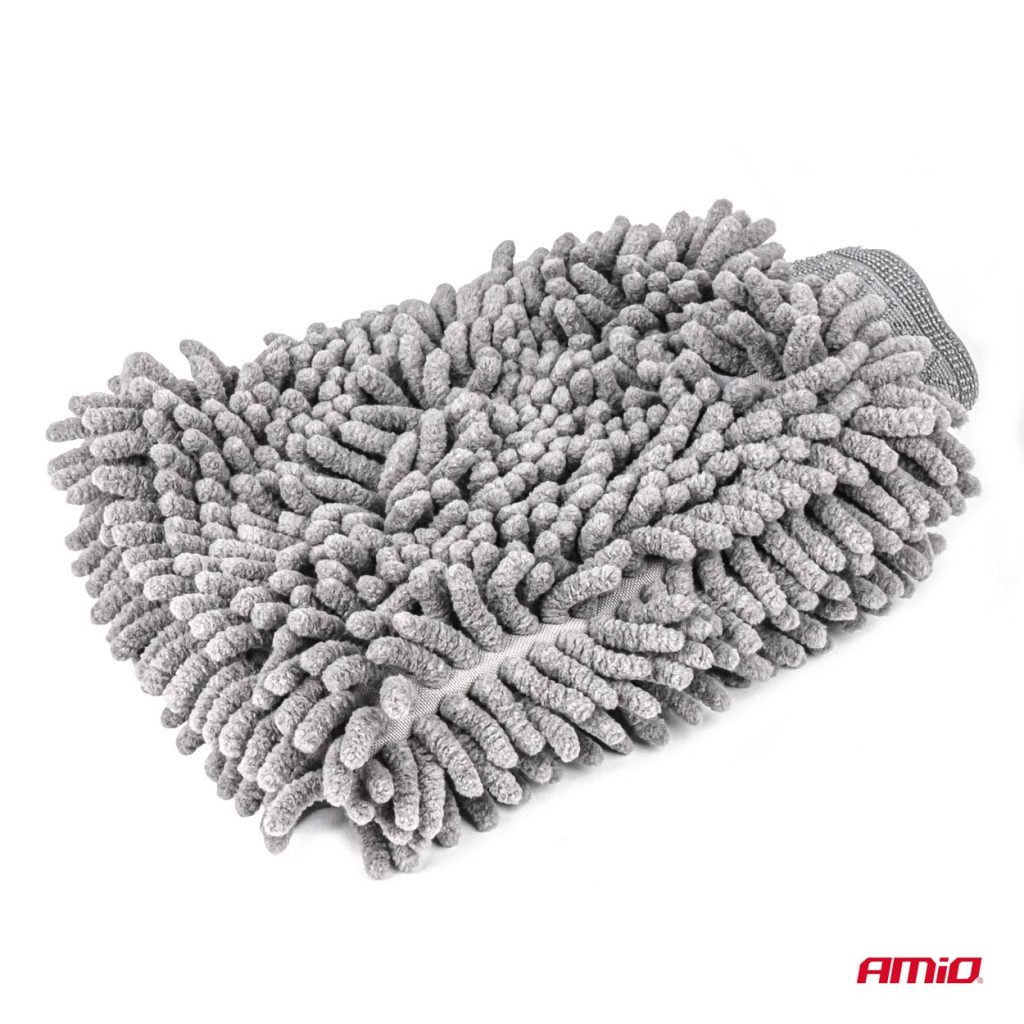 Εικόνα 2 από 6 — Amio – Γάντι Πλυσίματος Μικροΐνας Cwash-09 διπλής όψης διαστάσεων 25x18cm για Καθαρισμό Χωρίς Γραμμές με Άνετη Εφαρμογή στο Χέρι – 1 Τεμ. (01750/AM)
