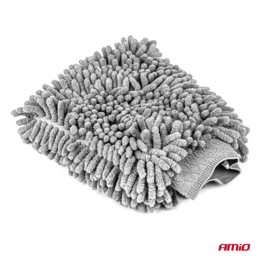 Εικόνα 3 από 6 — Amio – Γάντι Πλυσίματος Μικροΐνας Cwash-09 διπλής όψης διαστάσεων 25x18cm για Καθαρισμό Χωρίς Γραμμές με Άνετη Εφαρμογή στο Χέρι – 1 Τεμ. (01750/AM)