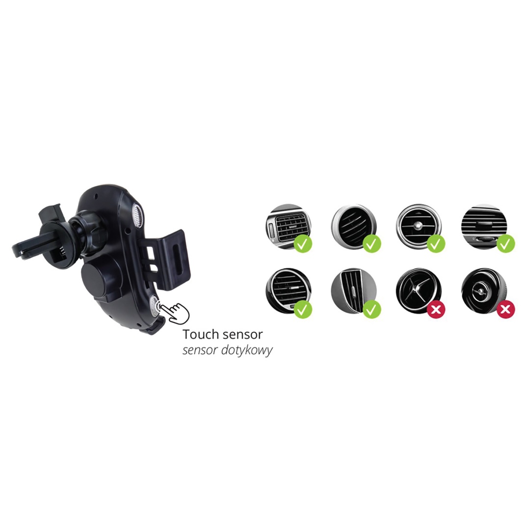 Εικόνα 3 από 4 — Amio – ΒΑΣΗ ΚΙΝΗΤΟΥ ΑΕΡΑΓΩΓΟΥ PHW-02 ΜΕ ΑΣΥΡΜΑΤΟ ΦΟΡΤΙΣΤΗ 5V 2A ΓΙΑ ΚΙΝΗΤΑ ΜΕ ΕΠΑΓΩΓΙΚΗ ΦΟΡΤΙΣΗ – 1 ΤΕΜ. (02161/AM)