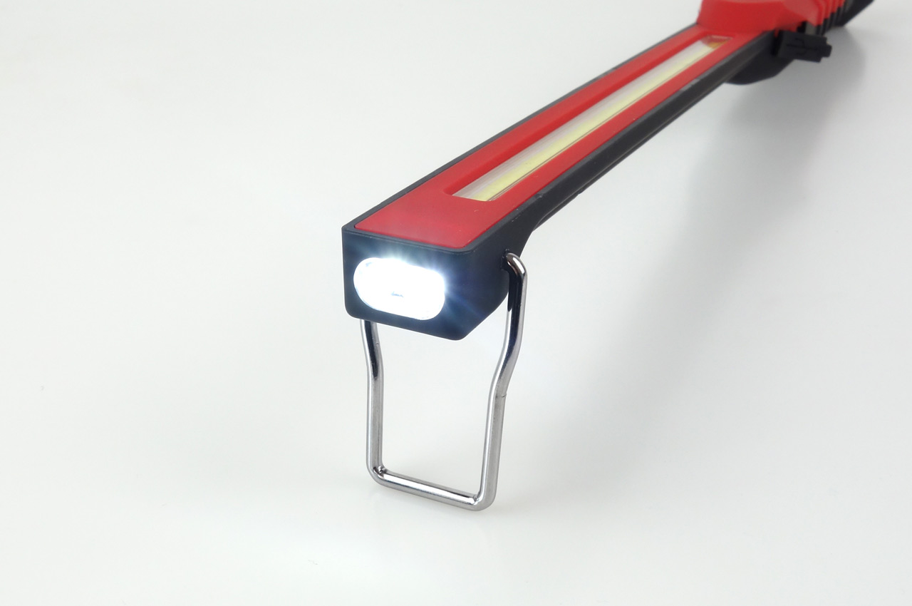 Εικόνα 5 από 9 — Amio – Φακός εργασίας WT01 COB LED 150/300lm 3W με μαγνητική βάση και γάντζο, εξασφαλίστε κορυφαίο επαγγελματικό φωτισμό επιθεώρησης σε κάθε δύσκολο σημείο του οχήματος – 1 Τεμ. (02170/AM)