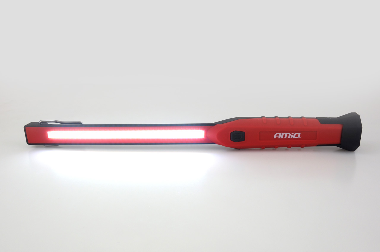 Εικόνα 8 από 9 — Amio – Φακός εργασίας WT01 COB LED 150/300lm 3W με μαγνητική βάση και γάντζο, εξασφαλίστε κορυφαίο επαγγελματικό φωτισμό επιθεώρησης σε κάθε δύσκολο σημείο του οχήματος – 1 Τεμ. (02170/AM)