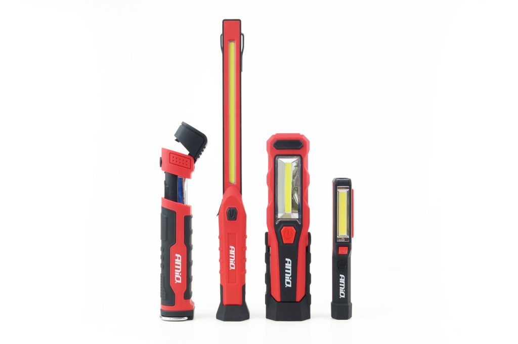 Εικόνα 9 από 9 — Amio – Φακός εργασίας WT01 COB LED 150/300lm 3W με μαγνητική βάση και γάντζο, εξασφαλίστε κορυφαίο επαγγελματικό φωτισμό επιθεώρησης σε κάθε δύσκολο σημείο του οχήματος – 1 Τεμ. (02170/AM)