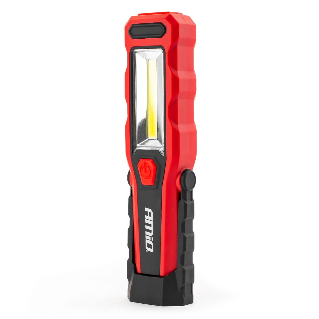 Εικόνα 1 από 8 — AMiO – Φακός εργασίας WT02 COB LED 150/300lm 3W με περιστροφή 180°, φωτίστε με απόλυτη ακρίβεια κάθε τυφλό σημείο του κινητήρα χάρη στη διπλή μαγνητική στήριξη – 1 Τεμ. (02171/AM)