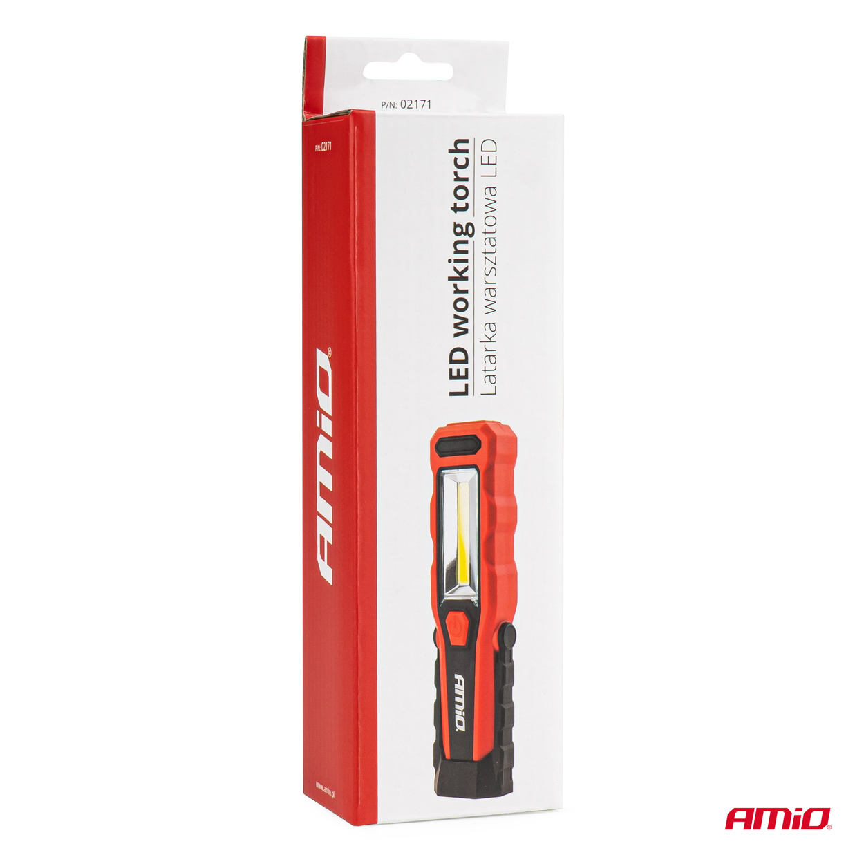 Εικόνα 8 από 8 — AMiO – Φακός εργασίας WT02 COB LED 150/300lm 3W με περιστροφή 180°, φωτίστε με απόλυτη ακρίβεια κάθε τυφλό σημείο του κινητήρα χάρη στη διπλή μαγνητική στήριξη – 1 Τεμ. (02171/AM)