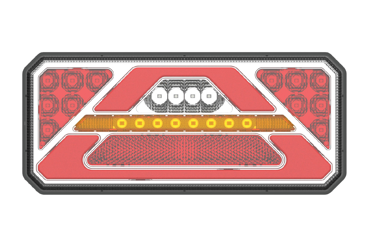 Εικόνα 1 από 3 — Amio – ΦΑΝΑΡΙ ΠΙΣΙΝΟ ΔΕΞΙ RCL-02-R 10-30V LED 236x104x40mm ΜΕ ΚΑΛΩΔΙΟ 1ΤΕΜ (02365/AM)