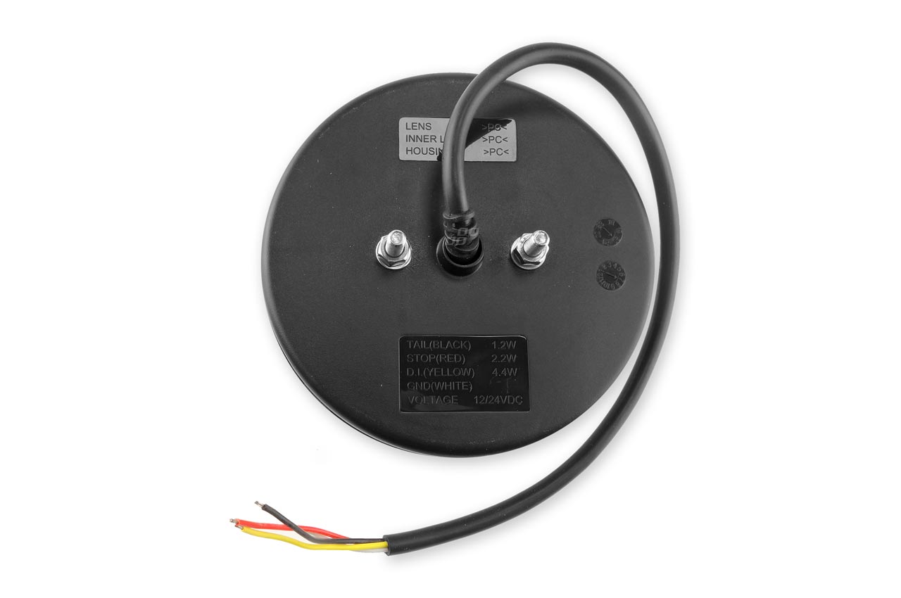 Εικόνα 2 από 3 — Amio – ΦΑΝΑΡΙ ΠΙΣΙΝΟ RCL-06-LR 10-30V LED ΣΤΡΟΓΓΥΛΟ Φ140x38mm ΜΕ ΚΑΛΩΔΙΟ 1ΤΕΜ (02371/AM)