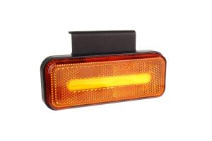Amio - ΦΩΣ ΟΓΚΟΥ ΦΟΡΤΗΓΟΥ LED ΠΟΡΤΟΚΑΛΙ 10-30V 124x49x22mm ΑΔΙΑΒΡΟΧΟ OM-02-O 1ΤΕΜ. (02376/AM)