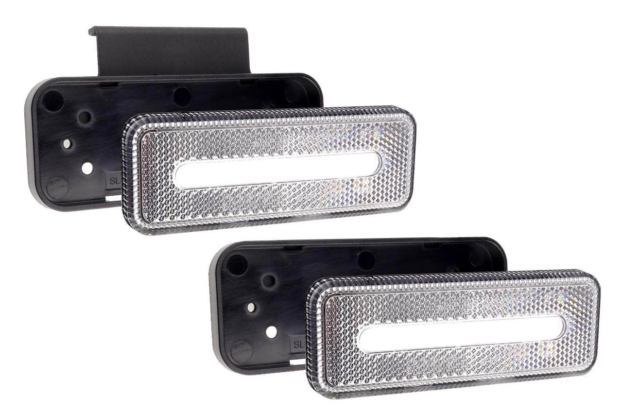 Εικόνα 2 από 6 — Amio – ΦΩΣ ΟΓΚΟΥ ΦΟΡΤΗΓΟΥ LED ΛΕΥΚΟ 10-30V 124x49x22mm ΑΔΙΑΒΡΟΧΟ OM-02-W 1ΤΕΜ. (02377/AM)