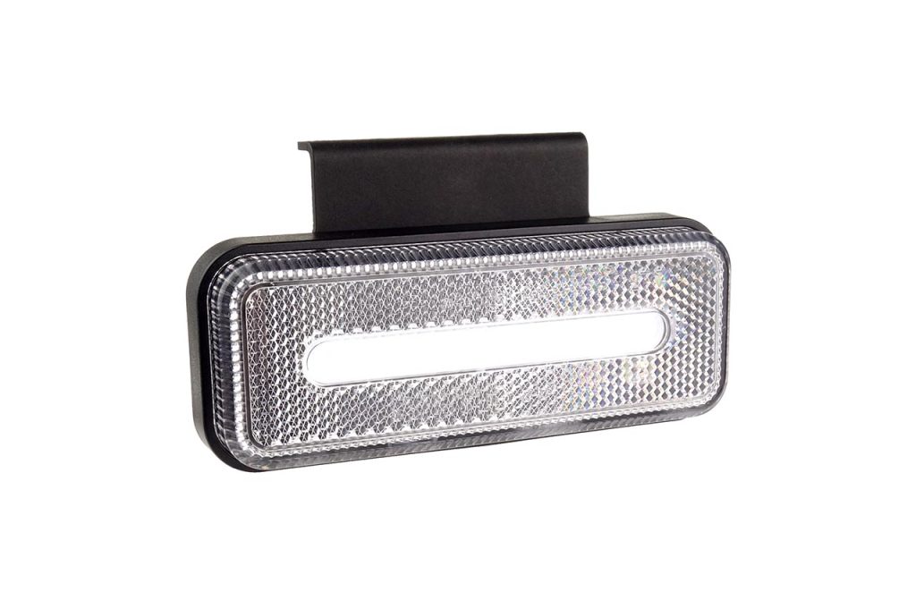 Εικόνα 1 από 6 — Amio – ΦΩΣ ΟΓΚΟΥ ΦΟΡΤΗΓΟΥ LED ΛΕΥΚΟ 10-30V 124x49x22mm ΑΔΙΑΒΡΟΧΟ OM-02-W 1ΤΕΜ. (02377/AM)