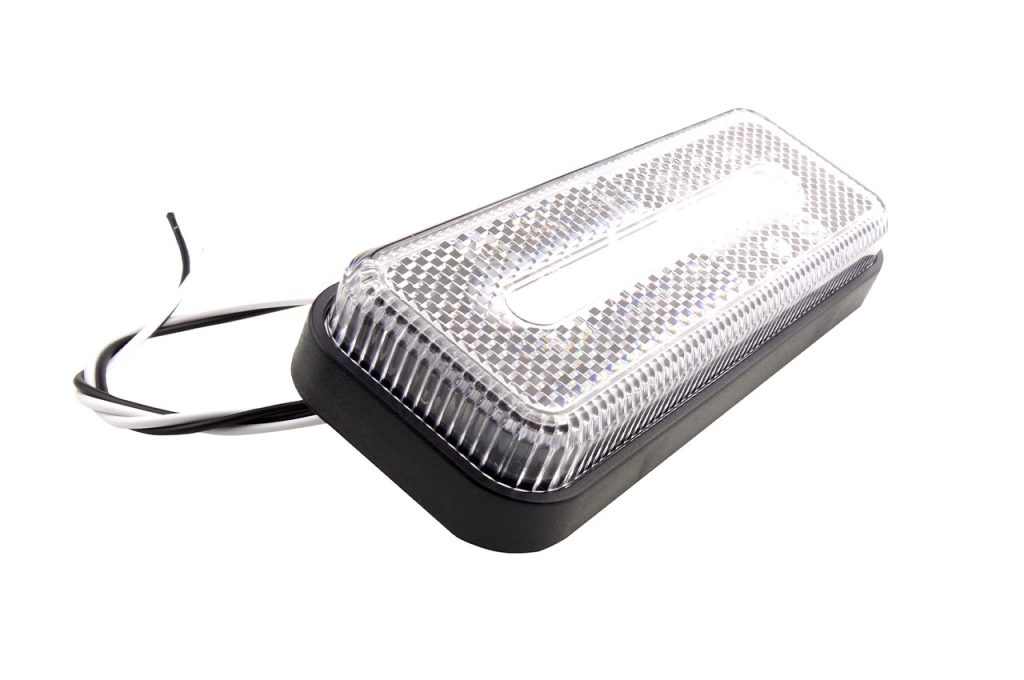 Εικόνα 3 από 6 — Amio – ΦΩΣ ΟΓΚΟΥ ΦΟΡΤΗΓΟΥ LED ΛΕΥΚΟ 10-30V 124x49x22mm ΑΔΙΑΒΡΟΧΟ OM-02-W 1ΤΕΜ. (02377/AM)