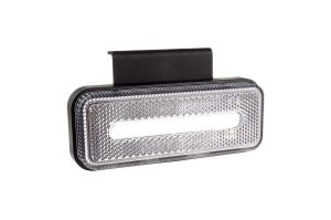 Amio - ΦΩΣ ΟΓΚΟΥ ΦΟΡΤΗΓΟΥ LED ΛΕΥΚΟ 10-30V 124x49x22mm ΑΔΙΑΒΡΟΧΟ OM-02-W 1ΤΕΜ. (02377/AM)