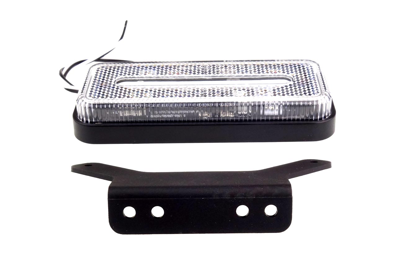 Εικόνα 5 από 6 — Amio – ΦΩΣ ΟΓΚΟΥ ΦΟΡΤΗΓΟΥ LED ΛΕΥΚΟ 10-30V 124x49x22mm ΑΔΙΑΒΡΟΧΟ OM-02-W 1ΤΕΜ. (02377/AM)