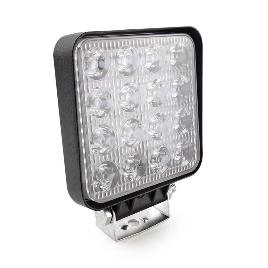 Εικόνα 1 από 5 — Amio – ΠΡΟΒΟΛΕΑΣ ΕΡΓΑΣΙΑΣ WORKING LAMP FLOOD 16LED 3030 9-36V 3840lm 6000K 110x110mm AWL10 – 1 ΤΕΜ. (02424/AM)