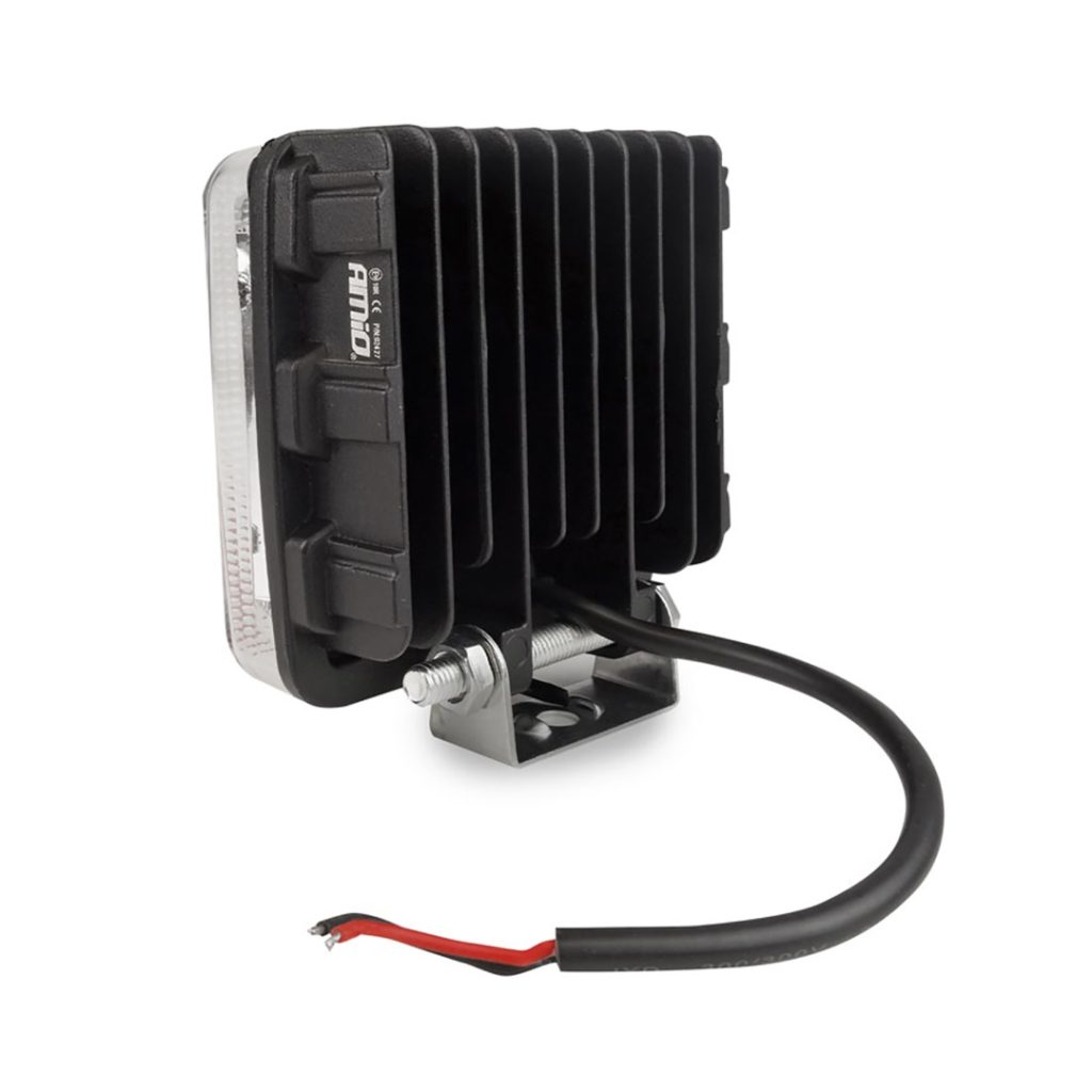Εικόνα 3 από 4 — Amio – ΠΡΟΒΟΛΕΑΣ ΕΡΓΑΣΙΑΣ WORKING LAMP FLOOD 77LED 3030 9-36V 3840lm 6000K 110x110mm AWL13 – 1 ΤΕΜ. (02427/AM)