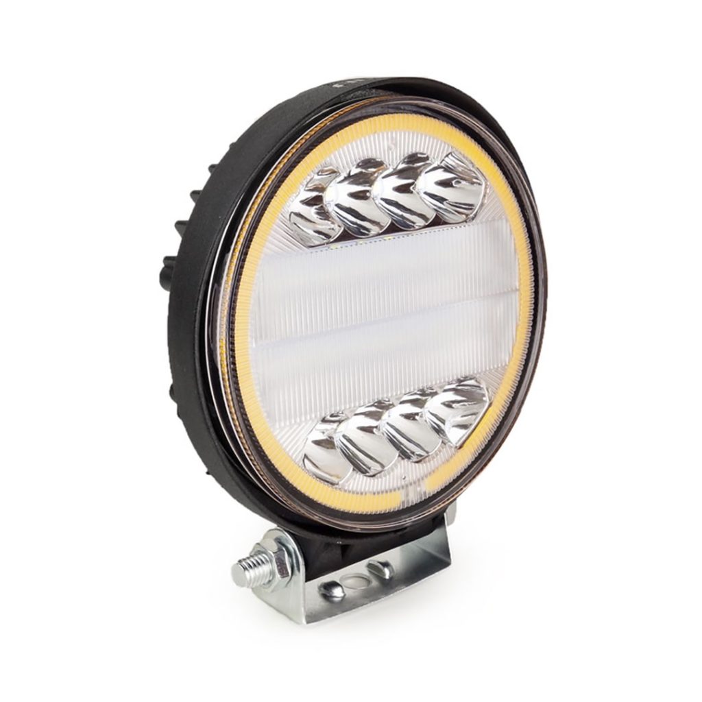Εικόνα 1 από 5 — Amio – ΠΡΟΒΟΛΕΑΣ ΕΡΓΑΣΙΑΣ WORKING LAMP 42LED 3030 9-36V 3360lm 6000K Φ 110mm AWL14 – 1 τεμ. (02428/AM)