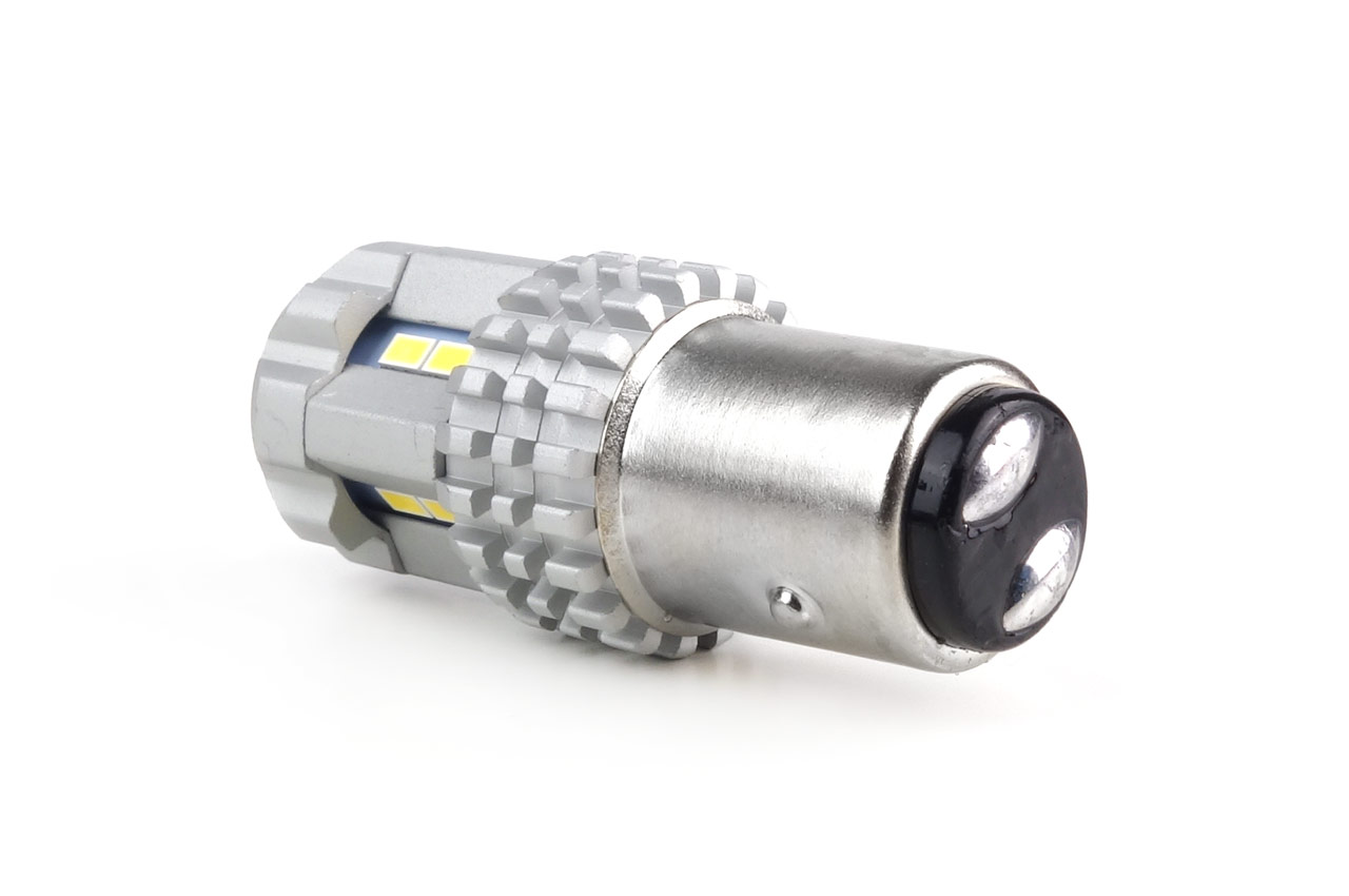 Εικόνα 3 από 4 — Amio – P21/5W BAY15d 12/24V 22 LED SMD ULTRABRIGHT 3020 CANBUS ΛΕΥΚΟ 2ΤΕΜ. (02450/AM)