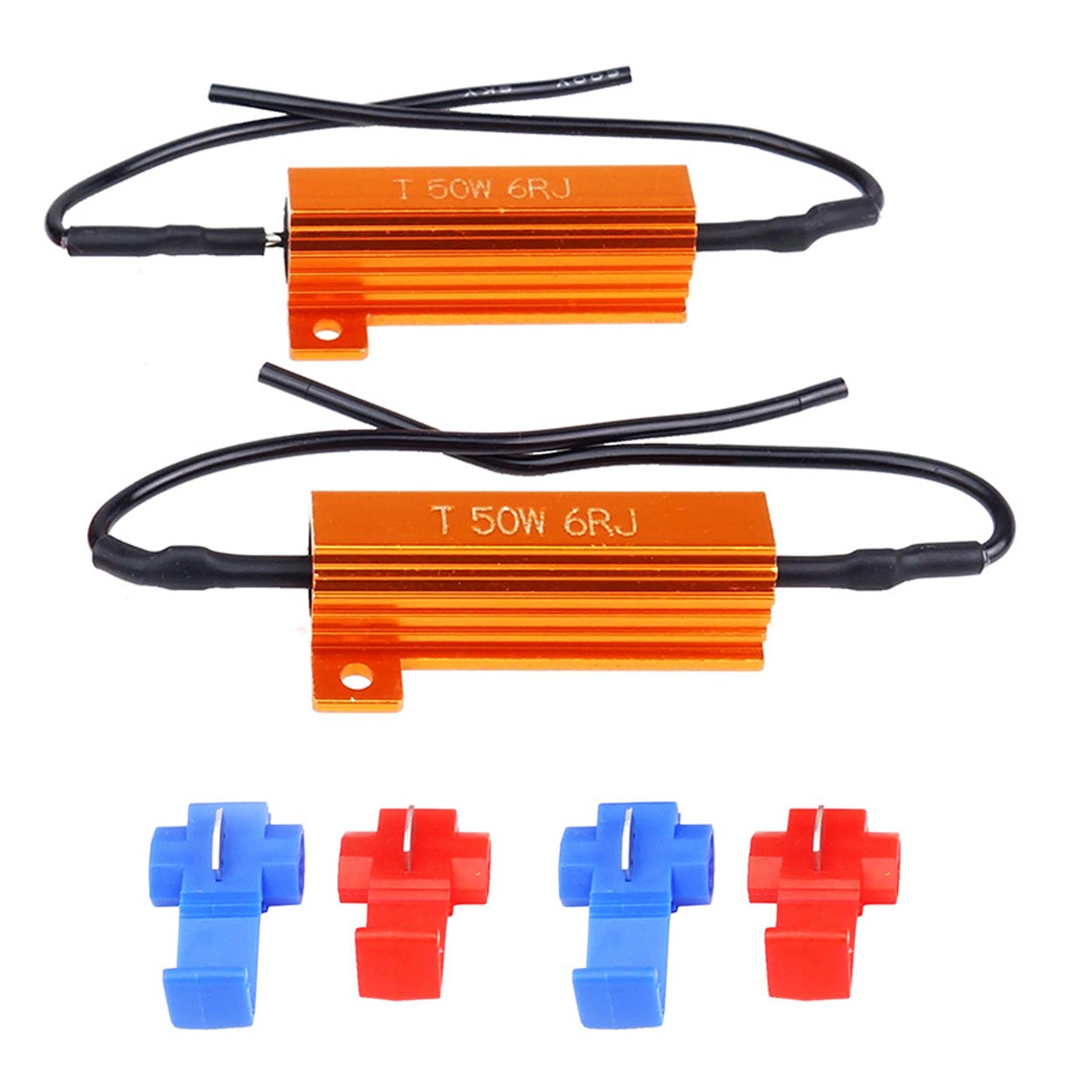 Εικόνα 1 από 4 — Amio – ΑΝΤΙΣΤΑΣΗ /CANCELLER/CAN-BUS 50W/6ohm 12V – 2 ΤΕΜ. (02452/AM)