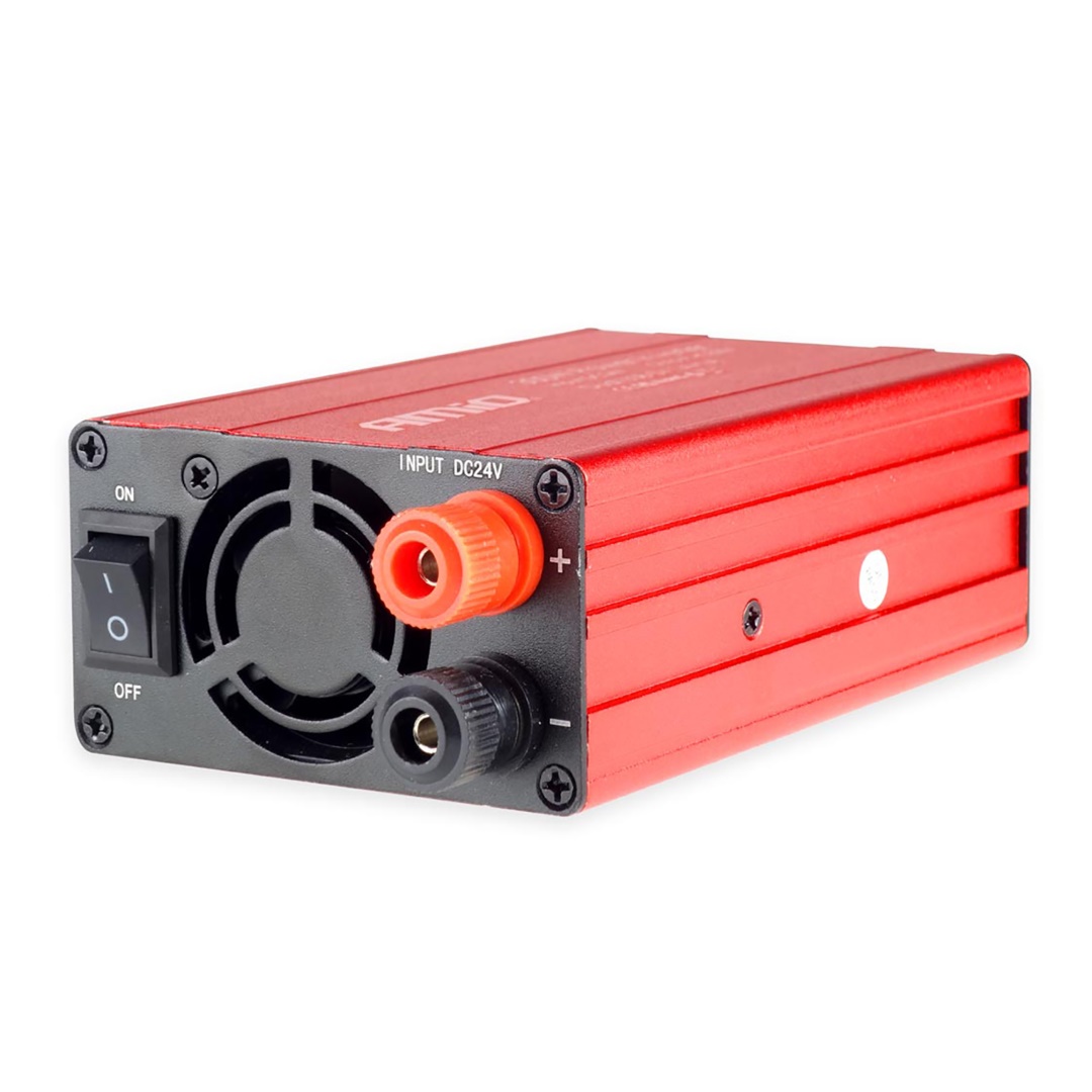 Εικόνα 3 από 5 — Amio – INVERTER 24-230V max300W-peak600W ME 2 USB – 1 ΤΕΜ. (02471/AM)