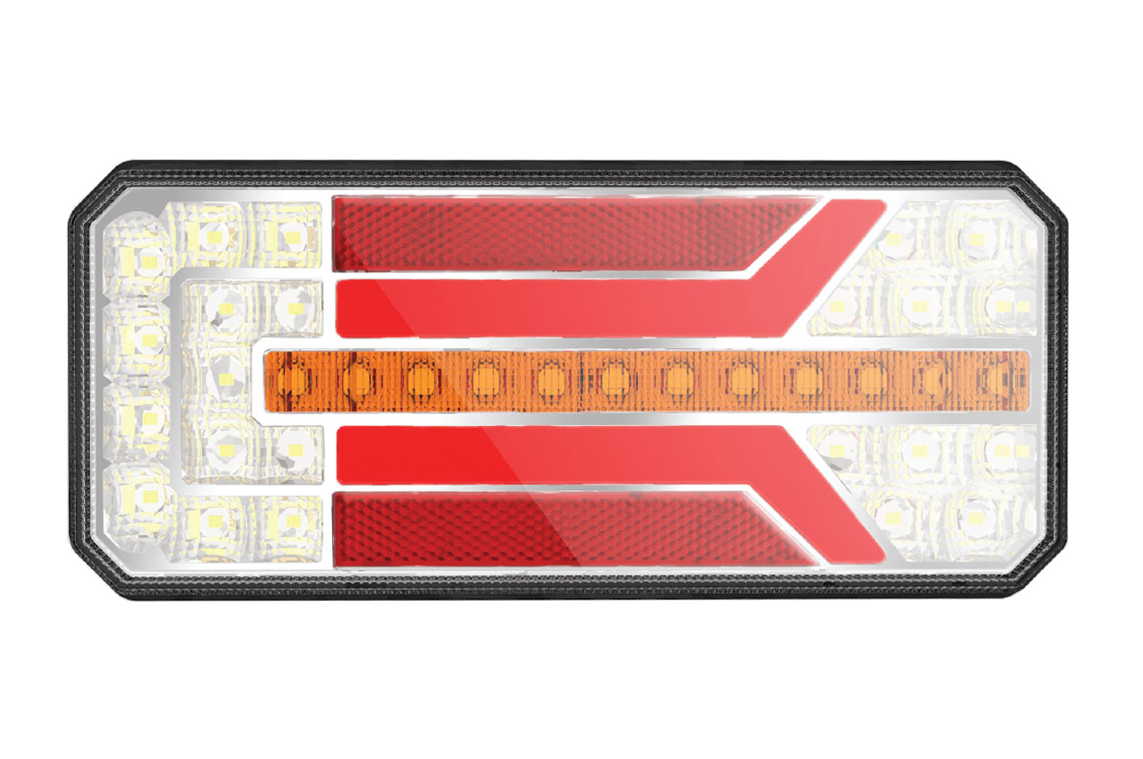 Εικόνα 1 από 3 — Amio – ΦΑΝΑΡΙ ΔΕΞΙ RCL-01-R 10-30V LED 236x104x40mm ΜΕ ΚΑΛΩΔΙΟ 1ΤΕΜ (02473/AM)