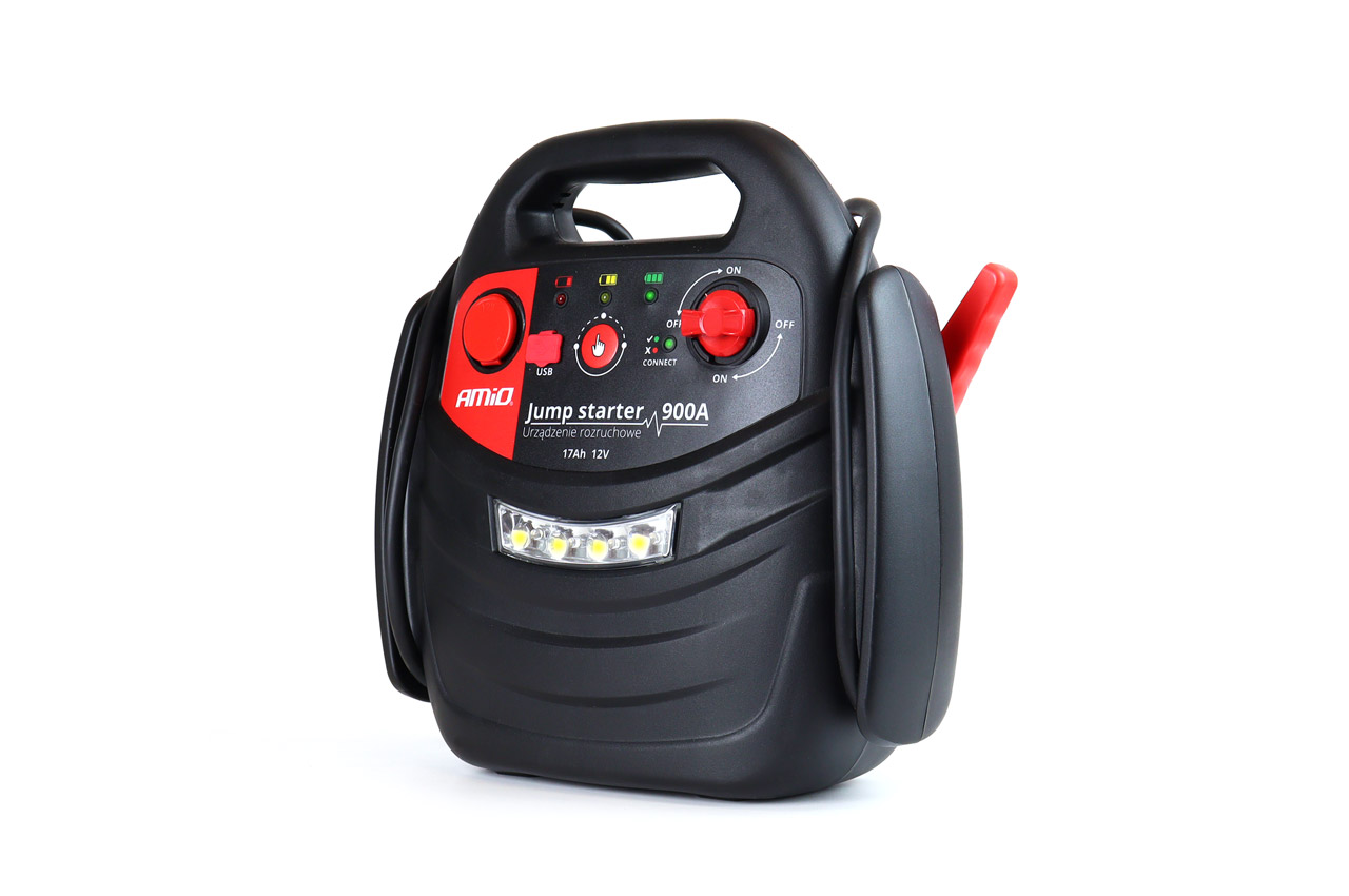 Εικόνα 3 από 11 — Amio – ΕΚΚΙΝΗΤΗΣ ΜΠΑΤΑΡΙΑΣ STARTER 4 ΣΕ 1 17Ah 12V DC 300A (700A max) 250PSI ΜΕ ΚΟΜΠΡΕΣΕΡ ΑΕΡΑ / ΜΑΝΟΜΕΤΡΟ / 3 LED / 2 ΠΡΙΖΕΣ 12V / 1 ΘΥΡΑ USB 5V 2,1A SENA ΓΙΑ ΒΕΝΖΙΝΗ ΚΑΙ DIESEL – 1 ΤΕΜ. (02523/AM)