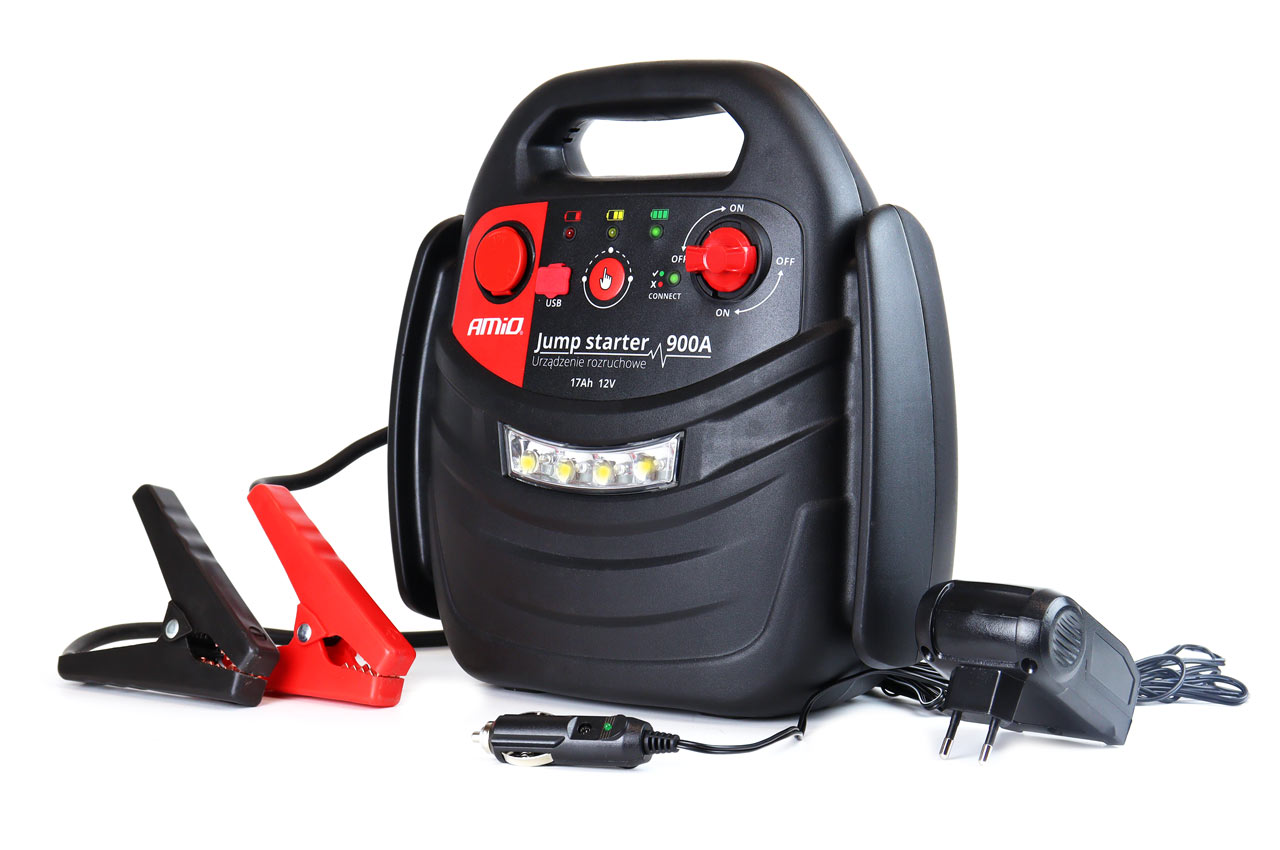Εικόνα 5 από 11 — Amio – ΕΚΚΙΝΗΤΗΣ ΜΠΑΤΑΡΙΑΣ STARTER 4 ΣΕ 1 17Ah 12V DC 300A (700A max) 250PSI ΜΕ ΚΟΜΠΡΕΣΕΡ ΑΕΡΑ / ΜΑΝΟΜΕΤΡΟ / 3 LED / 2 ΠΡΙΖΕΣ 12V / 1 ΘΥΡΑ USB 5V 2,1A SENA ΓΙΑ ΒΕΝΖΙΝΗ ΚΑΙ DIESEL – 1 ΤΕΜ. (02523/AM)