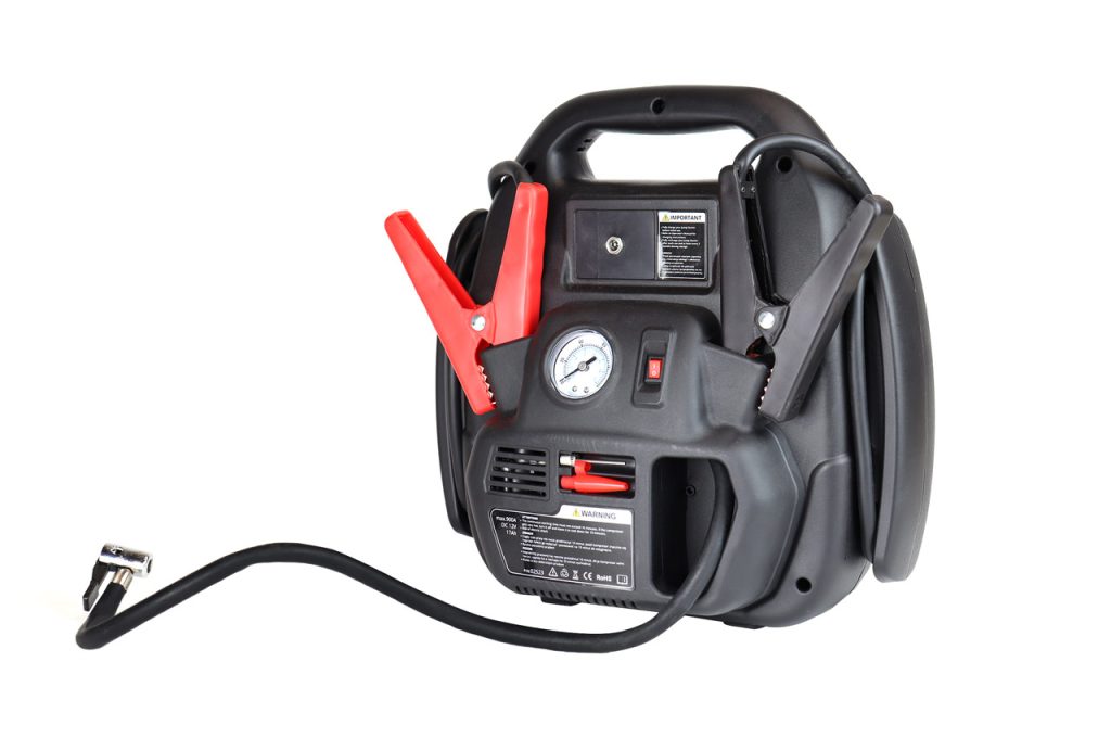 Εικόνα 8 από 11 — Amio – ΕΚΚΙΝΗΤΗΣ ΜΠΑΤΑΡΙΑΣ STARTER 4 ΣΕ 1 17Ah 12V DC 300A (700A max) 250PSI ΜΕ ΚΟΜΠΡΕΣΕΡ ΑΕΡΑ / ΜΑΝΟΜΕΤΡΟ / 3 LED / 2 ΠΡΙΖΕΣ 12V / 1 ΘΥΡΑ USB 5V 2,1A SENA ΓΙΑ ΒΕΝΖΙΝΗ ΚΑΙ DIESEL – 1 ΤΕΜ. (02523/AM)