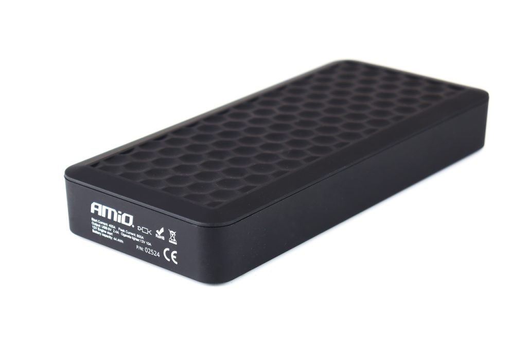 Εικόνα 4 από 9 — Amio – ΕΚΚΙΝΗΤΗΣ ΜΠΑΤΑΡΙΑΣ – STARTER POWERBANK / BOOSTER / STARTER SJ-02 12V 800A ΜΕ ΟΘΟΝΗ LCD – 1 ΤΕΜ. (02524/AM)