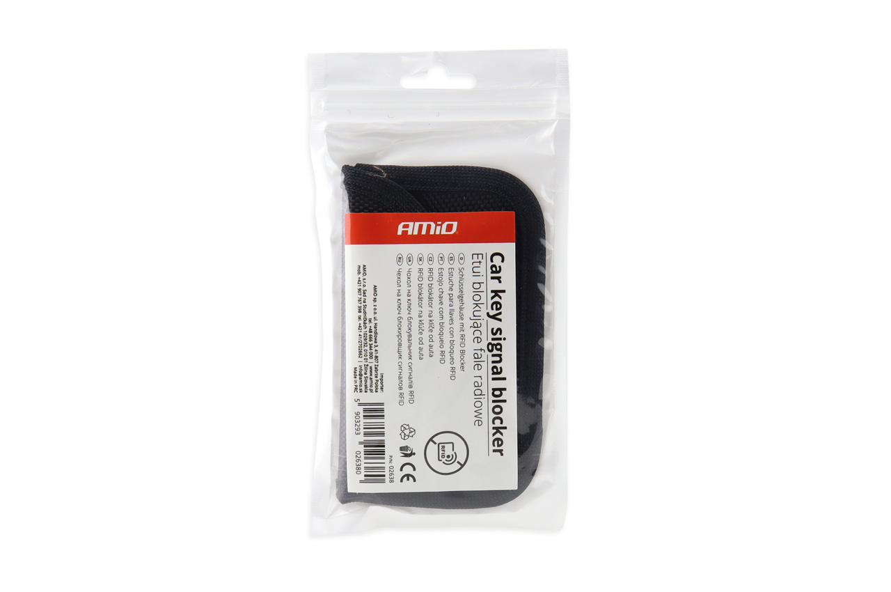 Εικόνα 3 από 3 — Amio – ΘΗΚΗ ΑΣΦΑΛΕΙΑΣ RFID BLOCKER 10X6,5cm ΓΙΑ ΚΛΕΙΔΙΑ ΚΑΙ ΚΑΡΤΕΣ SB-02 – 1 τεμ. (02638/AM)