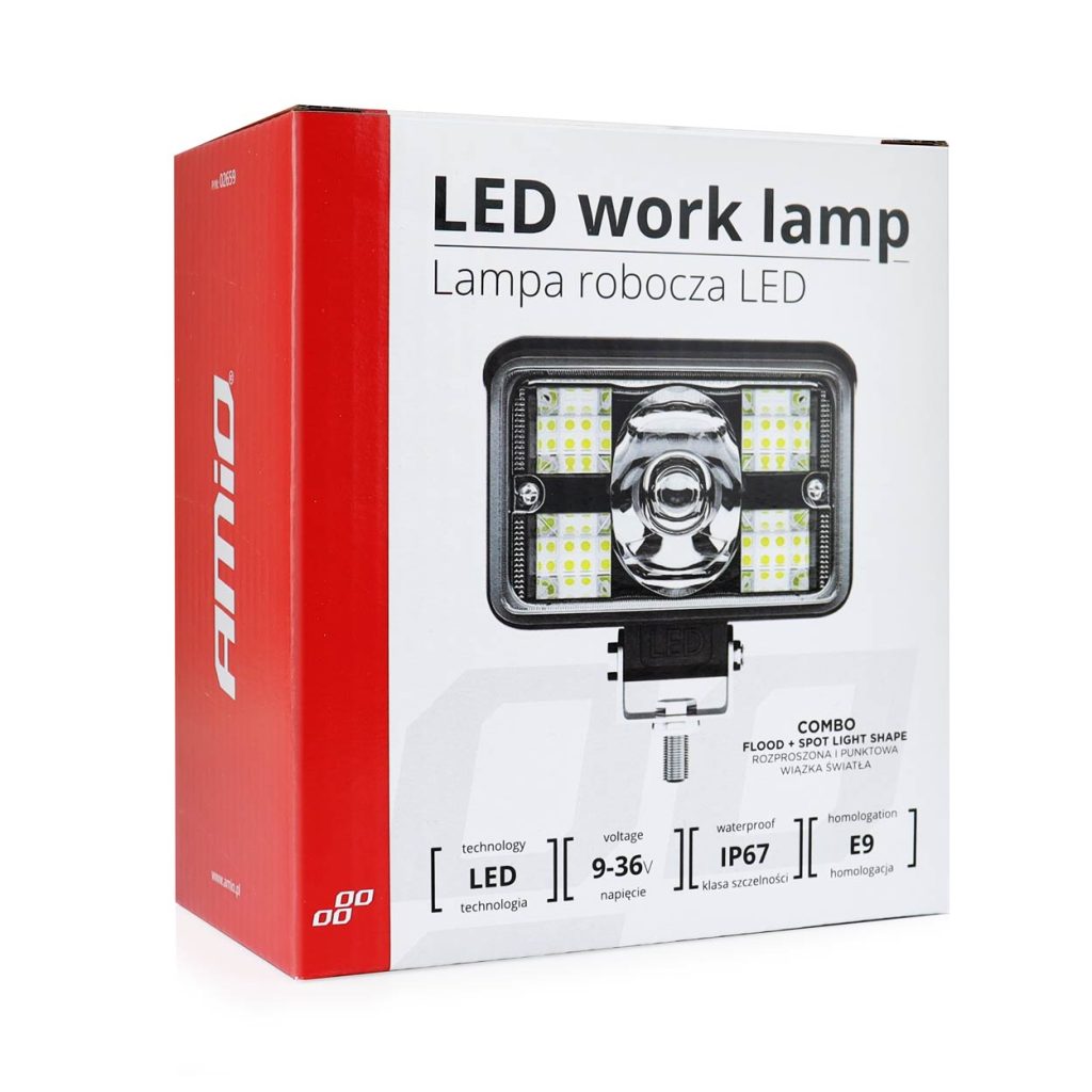 Εικόνα 5 από 5 — Amio – ΠΡΟΒΟΛΕΑΣ ΕΡΓΑΣΙΑΣ WORKING LAMP 17SMD LED 9>36V 45W 110x99x52mm AWL32 – 1 τεμ. (02659/AM)