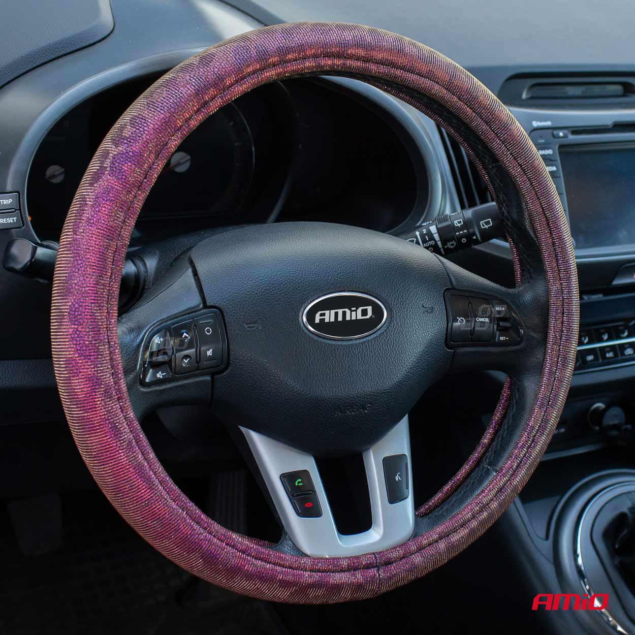 Εικόνα 3 από 3 — Amio – ΚΑΛΥΜΜΑ ΤΙΜΟΝΙΟΥ 37/39CM SWC-33-M SNAKESKIN ΜΕ ΥΦΗ ΦΙΔΙΟΥ​ – 1 ΤΕΜ. (02806/AM)