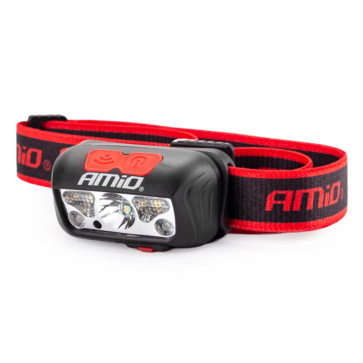 Εικόνα 1 από 7 — Amio – ΦΑΚΟΣ ΚΕΦΑΛΗΣ ΕΡΓΑΣΙΑΣ LH03 1200mAh MICRO USB XPE+2LED+2SMD 180FLUX 8x7x7cm – 1 τεμ. (02825/AM)
