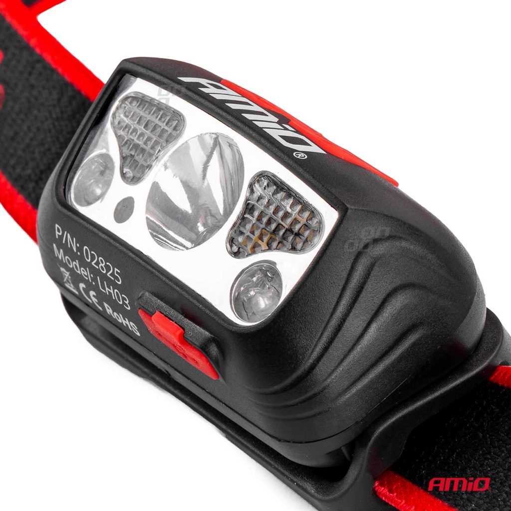 Εικόνα 5 από 7 — Amio – ΦΑΚΟΣ ΚΕΦΑΛΗΣ ΕΡΓΑΣΙΑΣ LH03 1200mAh MICRO USB XPE+2LED+2SMD 180FLUX 8x7x7cm – 1 τεμ. (02825/AM)