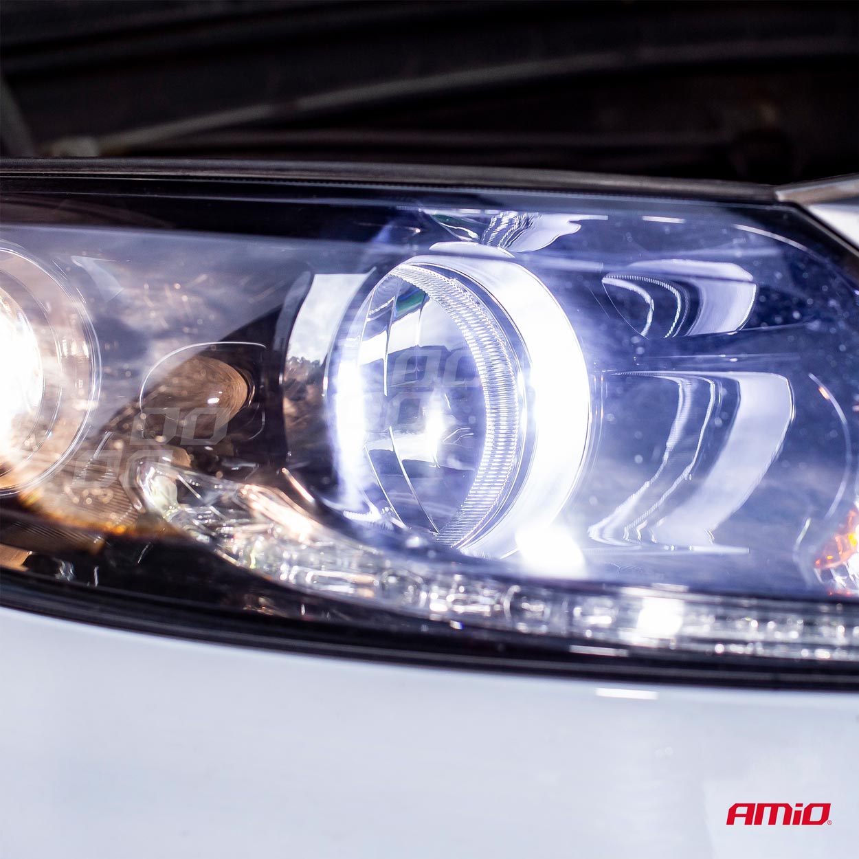 Εικόνα 20 από 20 — Amio – LED HB3 9005 COB 12/24V 38W 6500K 3800lm Σειρά COB για Ισχυρό Λευκό Φωτισμό & Καθαρή Ορατότητα – 2 Τεμ. (02846/AM)