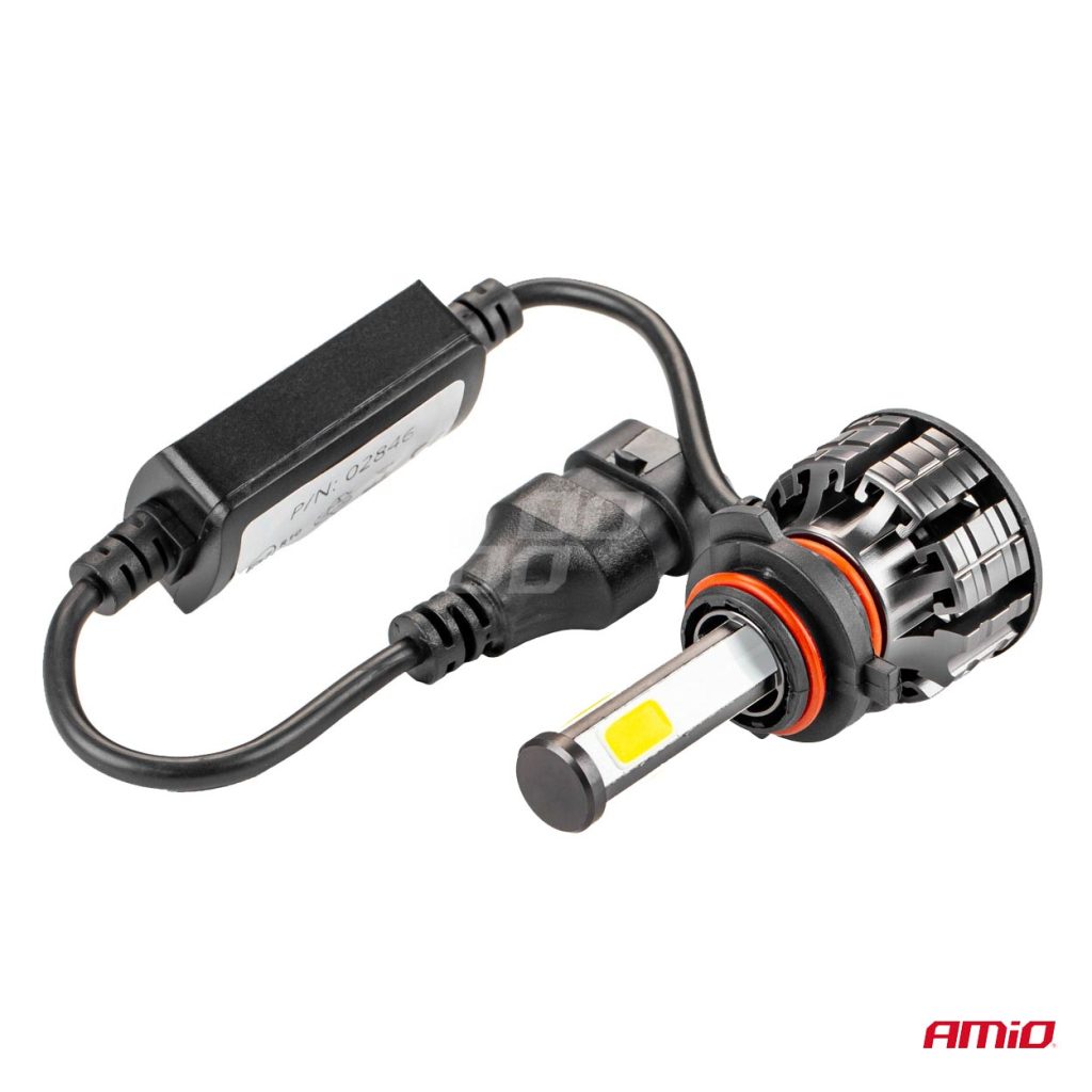 Εικόνα 6 από 20 — Amio – LED HB3 9005 COB 12/24V 38W 6500K 3800lm Σειρά COB για Ισχυρό Λευκό Φωτισμό & Καθαρή Ορατότητα – 2 Τεμ. (02846/AM)