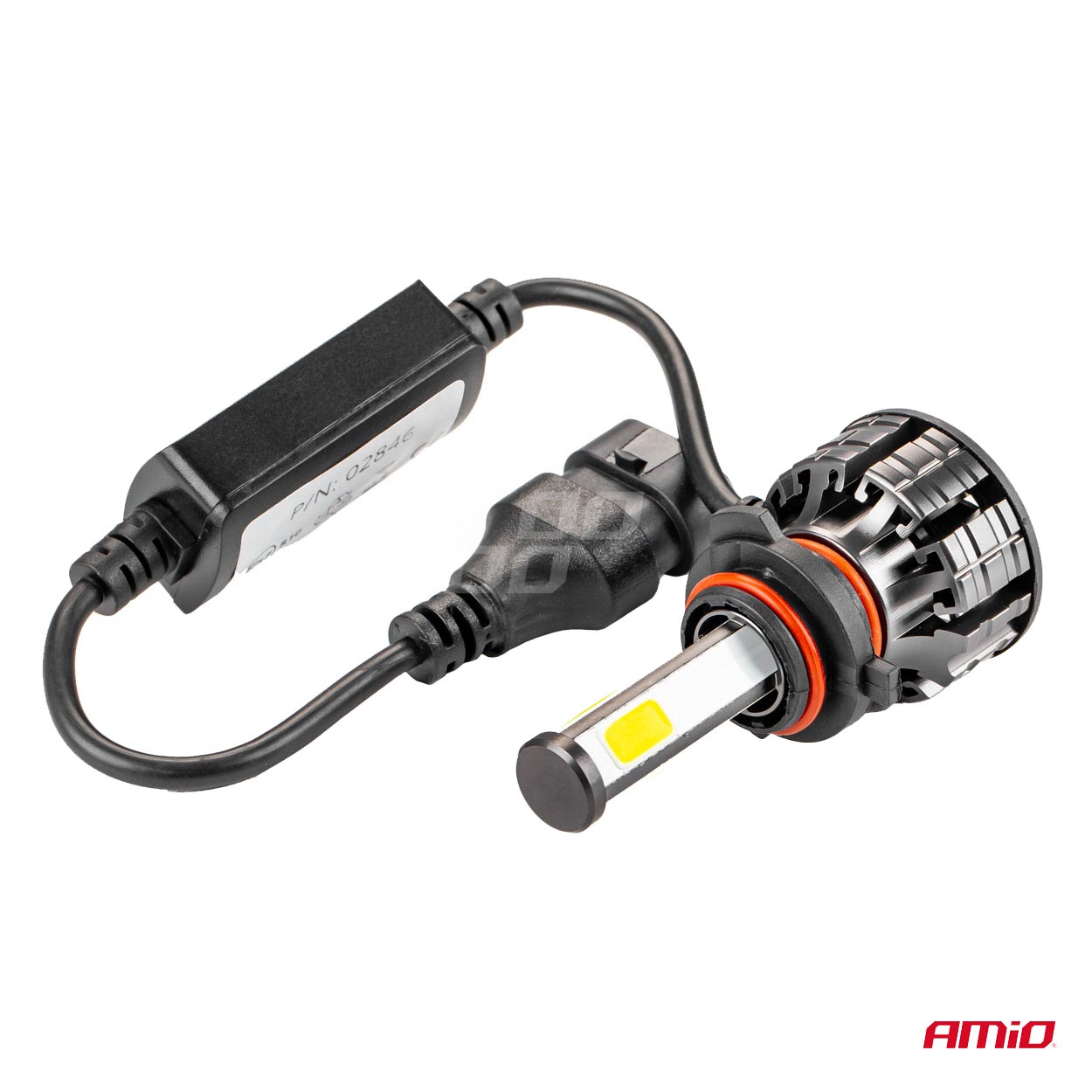 Εικόνα 6 από 20 — Amio – LED HB3 9005 COB 12/24V 38W 6500K 3800lm Σειρά COB για Ισχυρό Λευκό Φωτισμό & Καθαρή Ορατότητα – 2 Τεμ. (02846/AM)