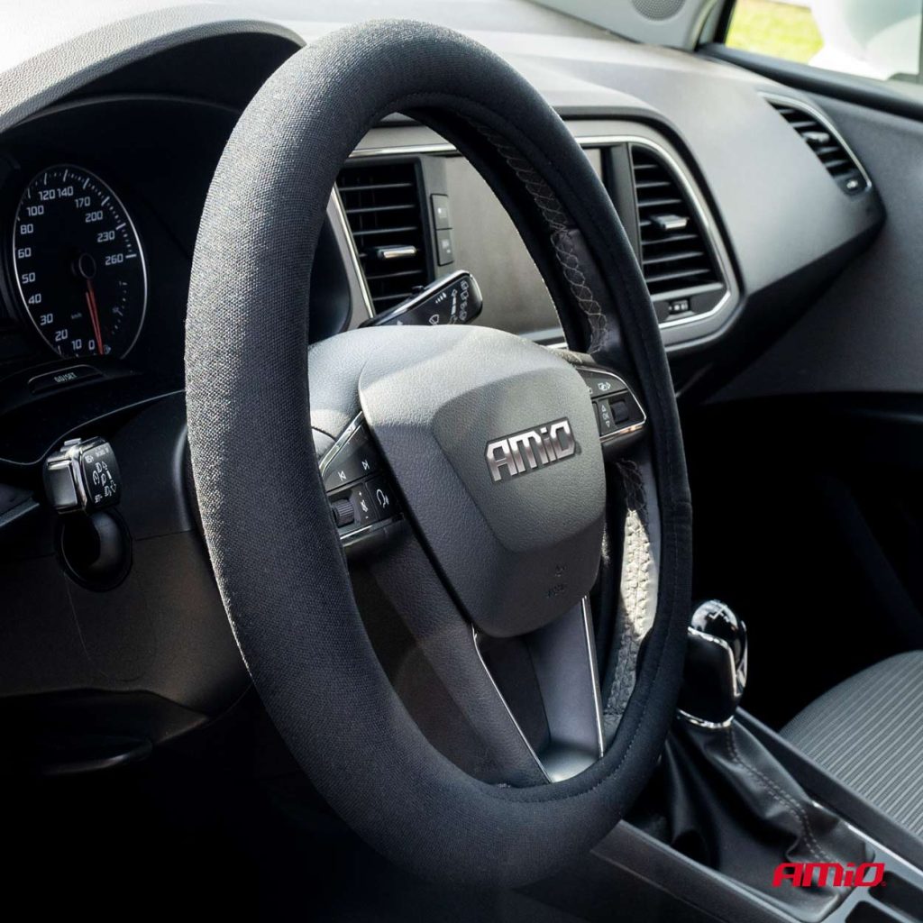 Εικόνα 5 από 5 — Amio – ΚΑΛΥΜΜΑ ΤΙΜΟΝΙΟΥ VELOUR 37/39cm ΜΑΥΡΟ – 1 Τεμ. (02886/AM)