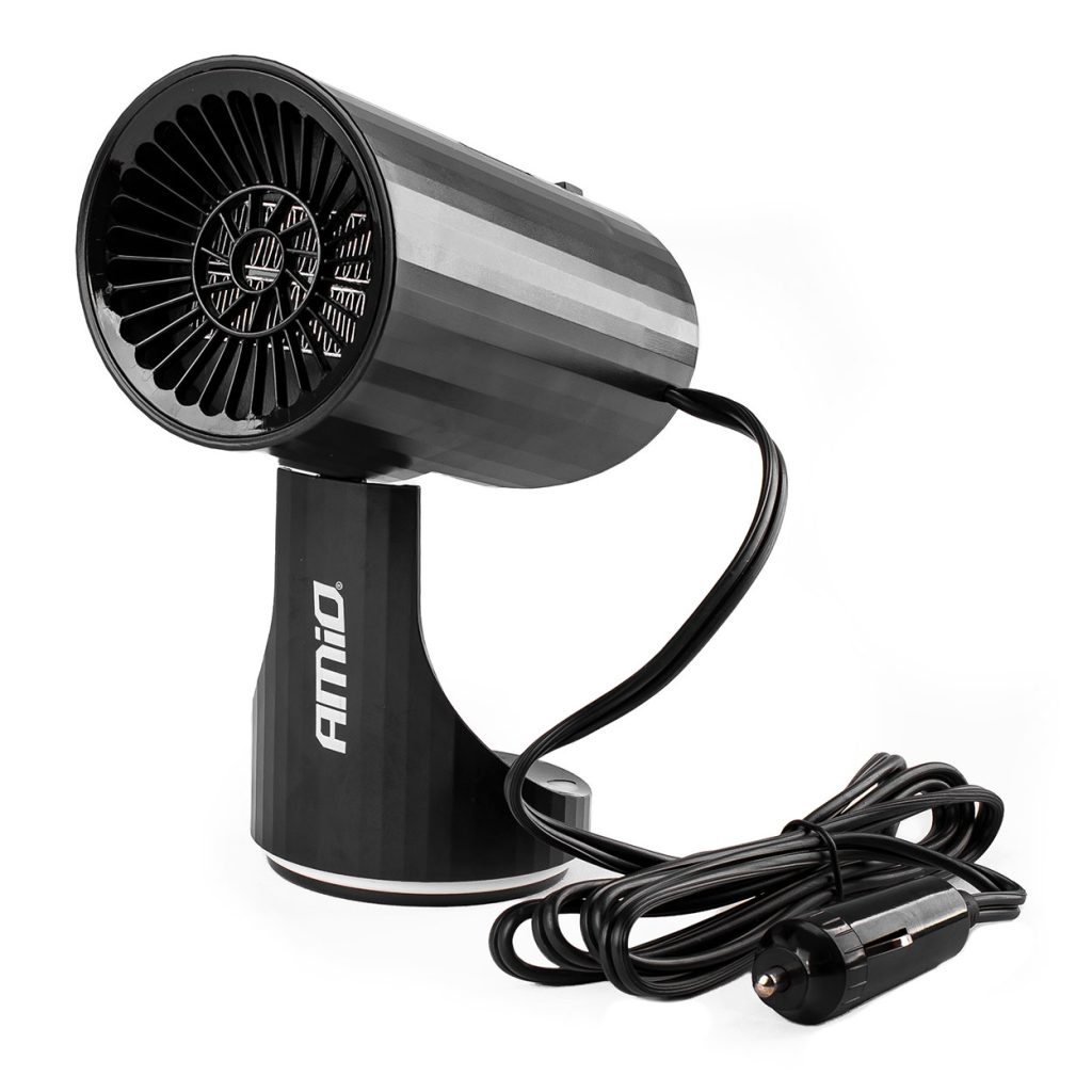 Εικόνα 1 από 8 — Amio – ΑΕΡΟΘΕΡΜΟ ΑΝΑΠΤΗΡΑ 12V – 150W (ΚΑΛΩΔΙΟ 150 cm) ΜΑΥΡΟ 150x100x80 mm – 1 ΤΕΜ. (02898/AM)