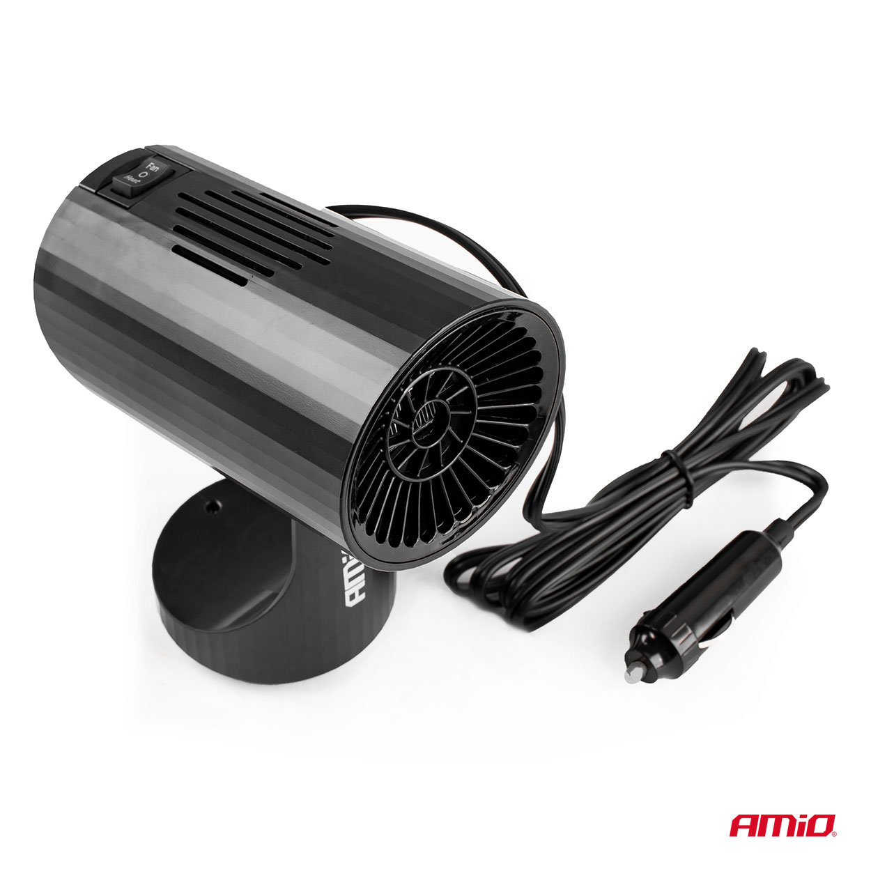 Εικόνα 2 από 8 — Amio – ΑΕΡΟΘΕΡΜΟ ΑΝΑΠΤΗΡΑ 12V – 150W (ΚΑΛΩΔΙΟ 150 cm) ΜΑΥΡΟ 150x100x80 mm – 1 ΤΕΜ. (02898/AM)
