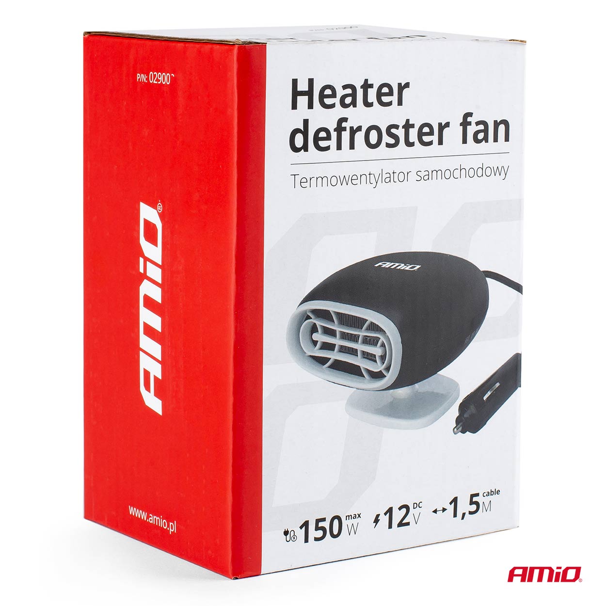 Εικόνα 6 από 6 — Amio – ΑΕΡΟΘΕΡΜΟ ΑΝΑΠΤΗΡΑ 12V – 150W (ΚΑΛΩΔΙΟ 150 cm) 140x90x110 – 1 ΤΕΜ (02900/AM)