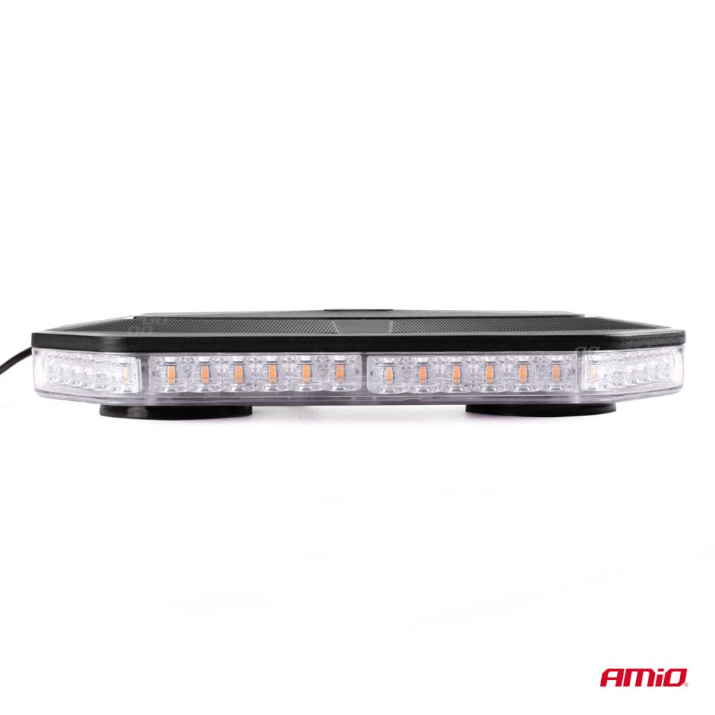 Εικόνα 4 από 8 — Amio – ΦΑΡΟΣ/ΜΠΑΡΑ 12>24V 48SMD LED ΠΟΡΤΟΚΑΛΙ ΜΕ ΦΙΣ ΑΝΑΠΤΗΡΑ & ΜΑΓΝΗΤΙΚΗ ΒΑΣΗ 293x171x46mm​ -1 ΤΕΜ. (02920/AM)