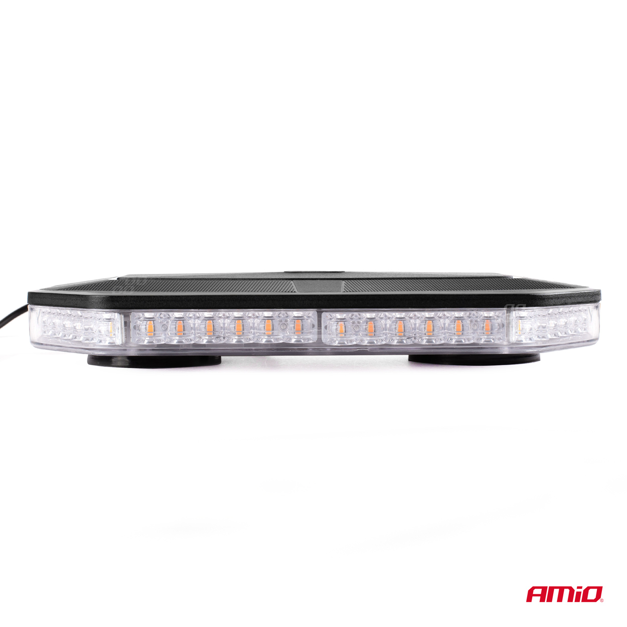 Εικόνα 4 από 8 — Amio – ΦΑΡΟΣ/ΜΠΑΡΑ 12>24V 48SMD LED ΠΟΡΤΟΚΑΛΙ ΜΕ ΦΙΣ ΑΝΑΠΤΗΡΑ & ΜΑΓΝΗΤΙΚΗ ΒΑΣΗ 293x171x46mm​ -1 ΤΕΜ. (02920/AM)